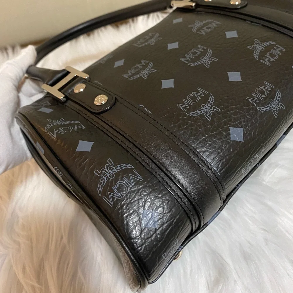 MCM Visetos Boston Bag - Picture 11 of 15